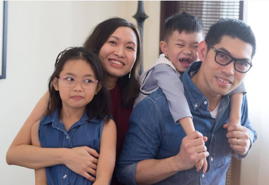 Janice Lao and Her Family
